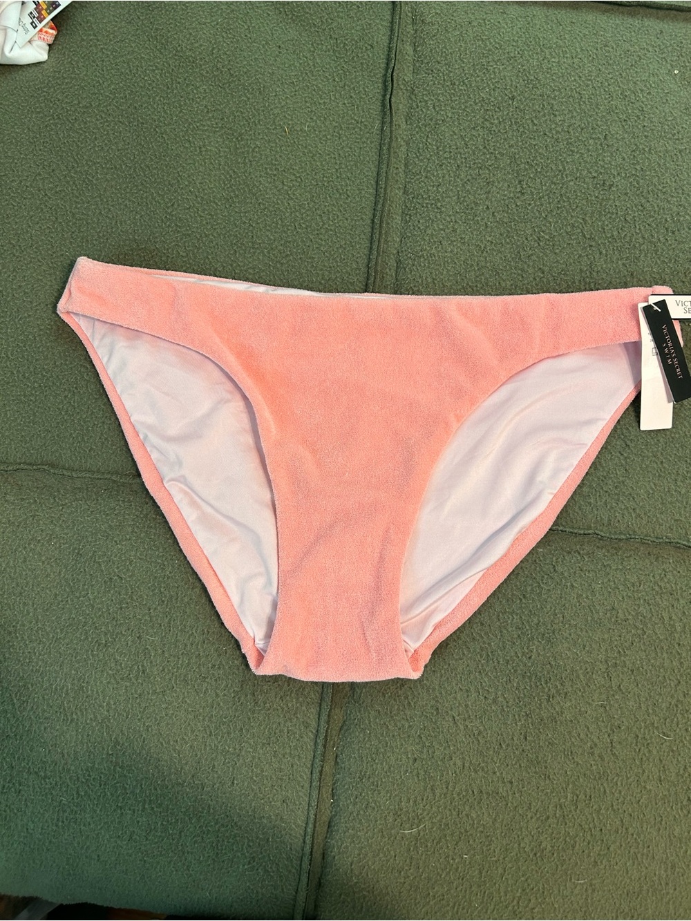 Victoria's Secret Girls' Peach Terry Bikini Bottoms